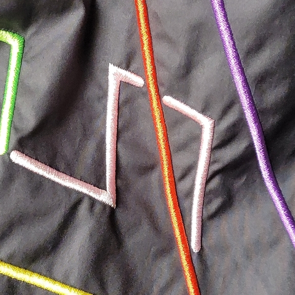 Nike Woven Black Pants Men's Size Medium Pockets Elastic Waist/ retro style - Picture 10 of 14